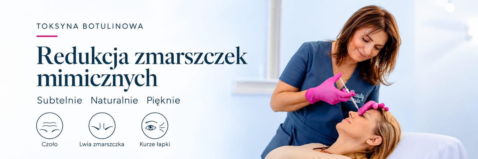 Toksyna botulinowa – redukcja zmarszczek mimicznych